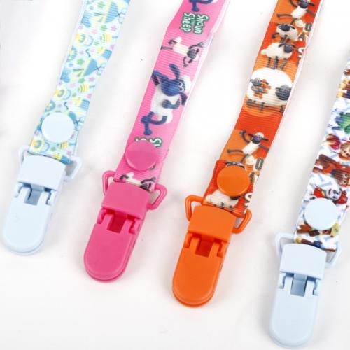 Custom Funny Colourful Baby Pacifier Clips Holder Pacifiers