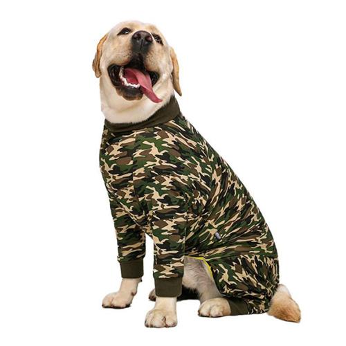 Custom Pet Dogs Cartoon Printed Clothing Clothes Jumpsuit Costume Coat Dogs Shirt Medium Big Large Warm Dogs Pajamas