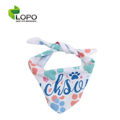 Custom Sublimation Textile Bandana With Pet