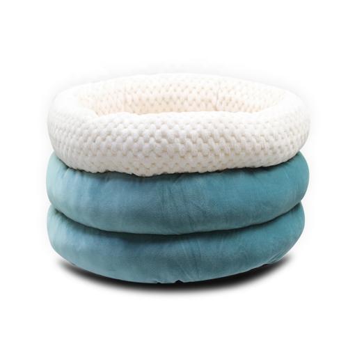 Customization Plush Round Warm Soft Cats Dogs Bed Washable Pets House Deep Sleep Pet Bed