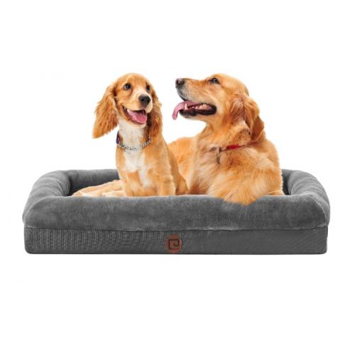 Customized Superior Large Dog Bed Mat Anti Anxiety Soft Calming Waterproof XL XXL Orthopedic Foam Pet Dog Bed