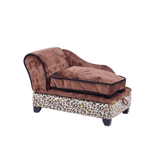 Dog Chaise Lounge Dog With Storage Basement Dog Cat Pet Sofa Bed