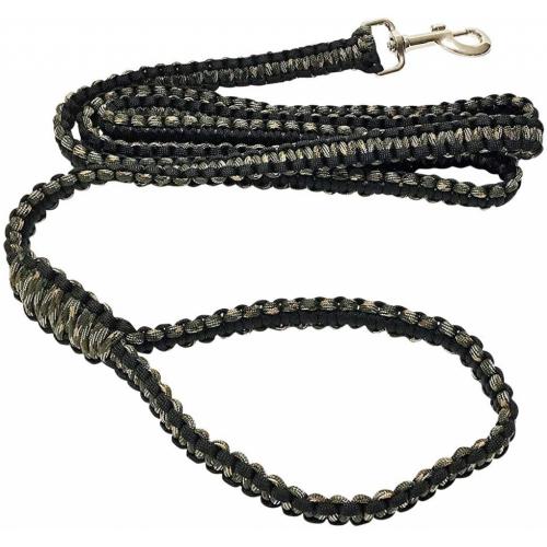 Durable Comfortable Paracord Pet Dog Leash With Strong Metal Clasp