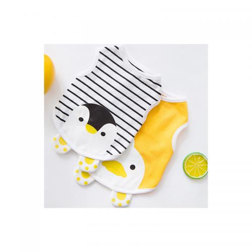 Environmentally Friendly Pet Clothes Striped Cartoon Pet Clothes