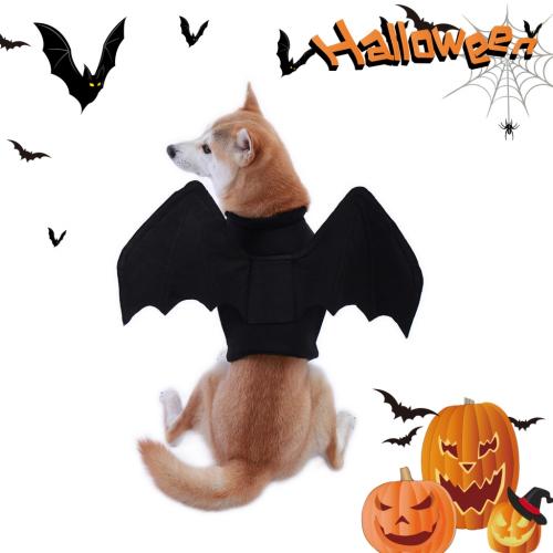 Halloween Bat Pet Clothes Pirate Dog Cat Costume Suit Corsair Dressing Up Party Apparel Clothing Cat Dog Plus Hat By Idepet