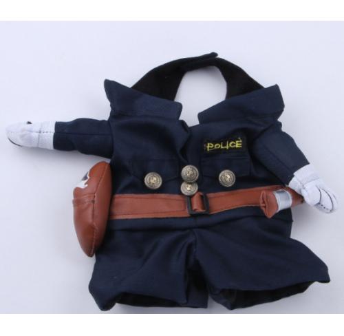 Halloween Pet Clothes Wholesales Cosplay Police Clothes Pumpkin Dog Clothes Dogs Cats