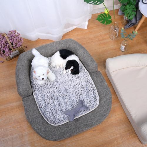 Large Size Cozy 2Way Use Sofa Bed Orthopedic Pet Bed Foldable Mattress Memory Foam Dog Beds Pet Mattress Pet Supplies