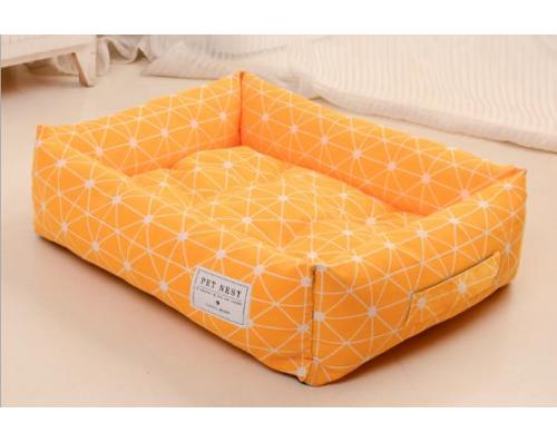 Multicolors Detachable Pet Dog Summer Bed Square Shape Cooling Cat Bed With Exclusive Cushion