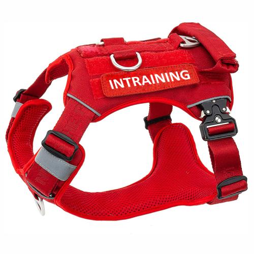 NoPull Adjustable Eva Padded Dog Vest Reflective NoChoke Pet Removable Patch Harness Vest With Easy Control Handle