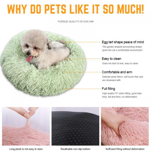 Non Chew Waterproof Round Pet Bed Indoor Chic Amazon Prime Beds Yellow Dog Bed