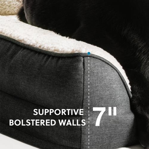 Nwe Custom Soft Comfortable Premium Upholstered Calming Orthopedic Dog Sofa Pet Beds