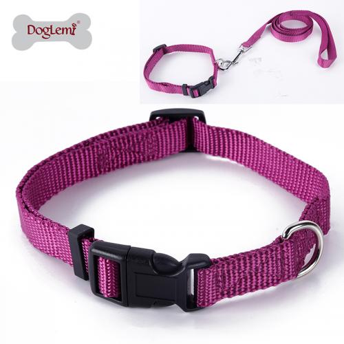 Nylon Dog Puppy Pet Collar Dog Leash