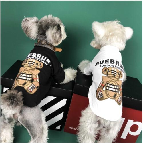 Pet Bear Tshirt Cat Dog Pet Summer Cool Clothes Summer Pet Vest Clothing Outwear