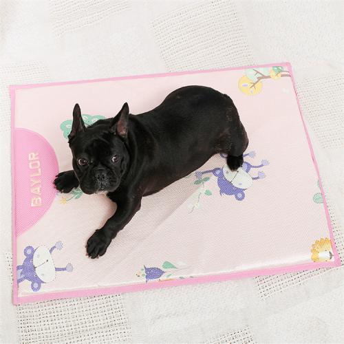 Pet Bed Summer Cartoon Soft Mattress Pet Cooling Ice Mat Pad Bed Accessories