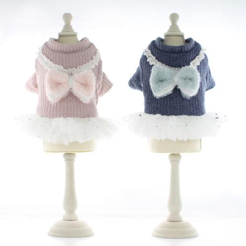 Pet Clothes Dogs Cats Warm Soft Winter Sweater Pet Winter Clothes