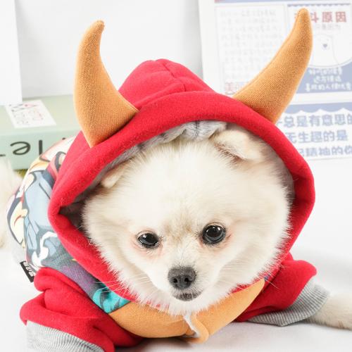 Pet Dog Clothes Hoodie Autumn Winter Fleecelined Year Clothes From China