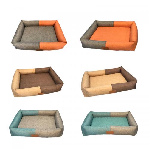 Pet Mat Sponge Doghouse Removable Washable Collision Color Pet Nest Summer Breathable Comfortable Dog Bed Dog Products