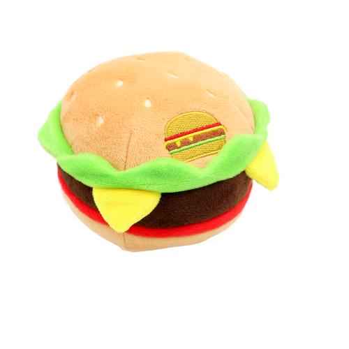 Pet Puppy Chew Fleece Sound Hamburger French Fries Coffee Pet Toys Product