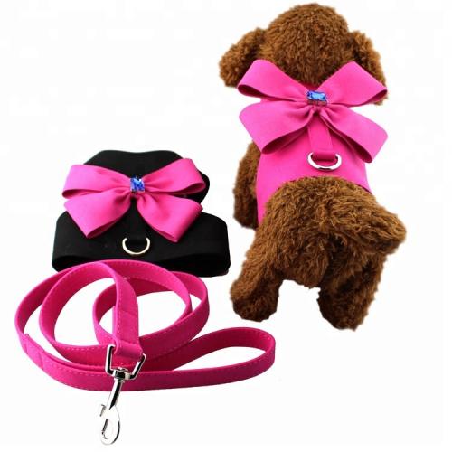 Pet Supply Suede Bling Chest Harness Small Dog