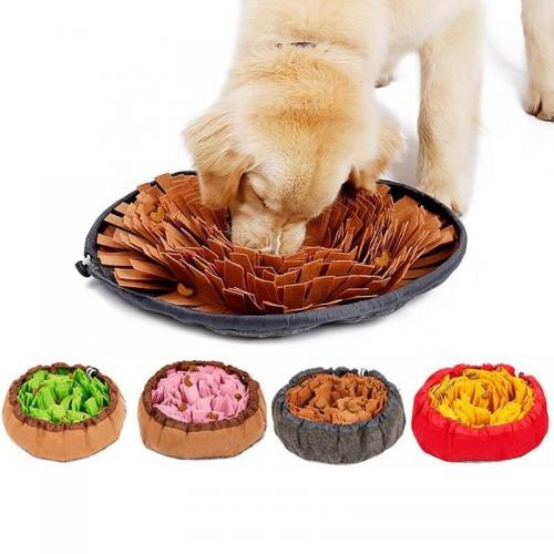 Pet Toys Dog Sniffing Mat Pet Puzzle Toy Sniffing Training Pad Activity Blanket Feeding Mat Dog Release Stress Training Blanket