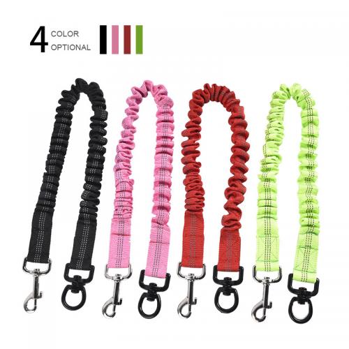 Premium Extended Buffer Traction Rope Safety Cat Dog Leash Rope Multicolor Double Nylon Twisted Rope Pet Leash
