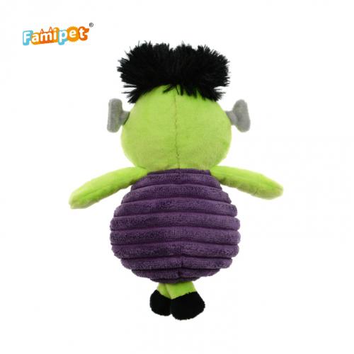 Professional Halloween Manufacture Best Squeaky Textured Plush Dog Toy