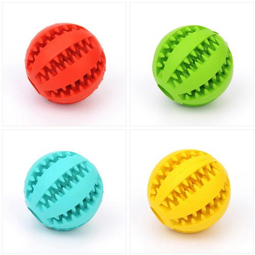 Professional Rubber Chew Toys Pet Tooth Cleaning Dog Pet Toy Ball