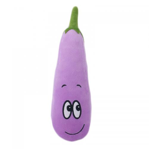 Recycled EcoFriendly Plush Stuffed Squeaky Vegetables Recycled Pet Toy