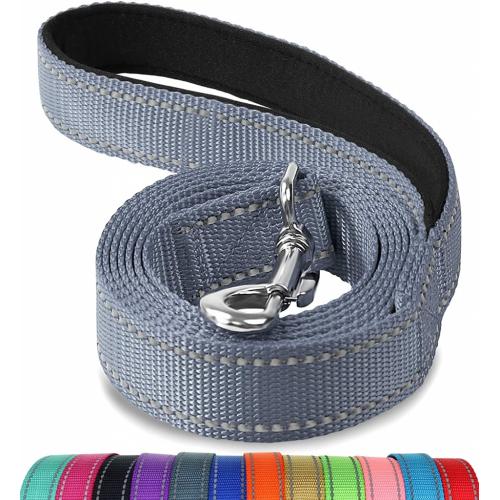 Reflective Nylon Heavy Duty Strong Comfortable Custom Pet Dog Training Long Leash With Mental Buckle