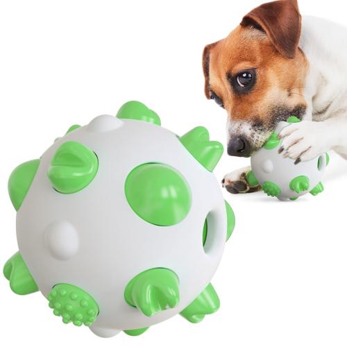 Soft TPR Pet Toy Dental Tooth Cleaning Interactive Toys Dog Ball Chew Toy