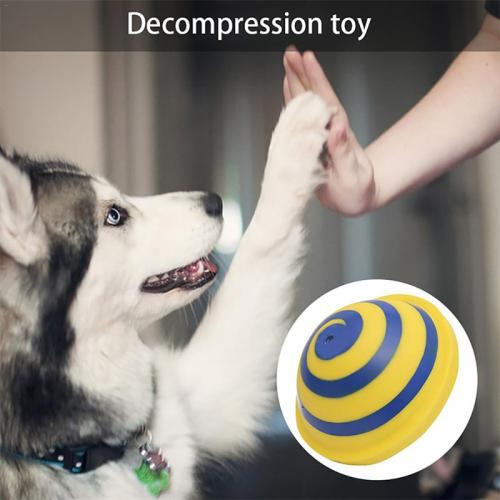 Sounding Disc Woof Glider Pet Dogs Interactive Vocal Ball Dog Chewing Dog Tooth Ball Clean Food Ball Pet Toy