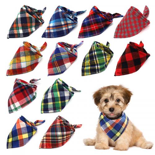 Sublimation Scotticize Neckwear Pet Scarf Plain Dog Bandana