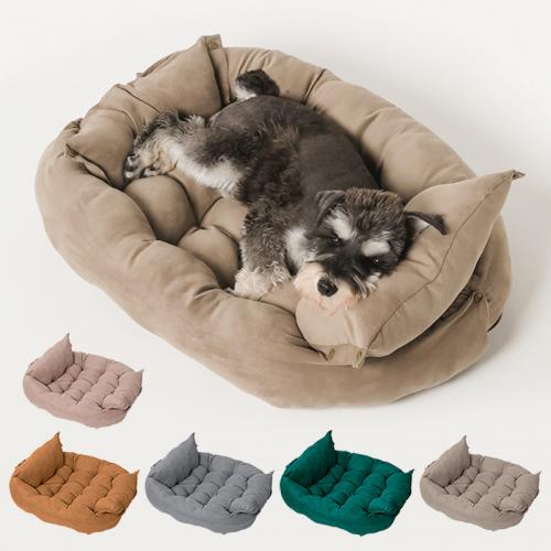 Super Soft Fabric Removable Cover Bolster Pet Beds Accessories Cushion Big Size Pet Bed Sofa