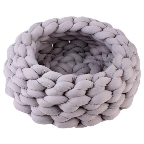 Super Soft Washable Round Dog Bed Pet Bed Cotton Tube Dog Bed