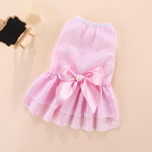 Thin Spring Summer Dog Clothes Pet Princess Skirt