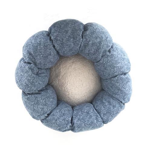 YangyangPet Removable Washable Nonskid Bottom Flower Small Cat Bed