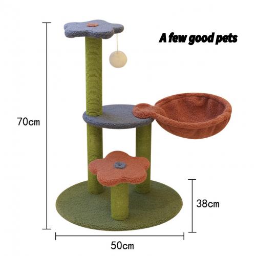 Cactus Flower Stable Strong Cat Climbing Frame Scratching Tree Pet Jumping Platform