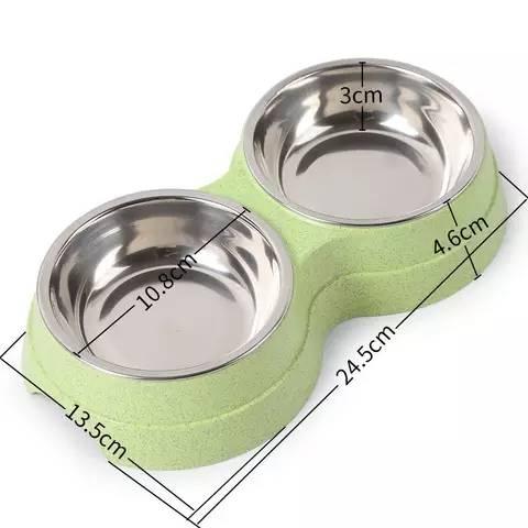 China Manufacturer Direct Supply Travel Feeder Dog Cat Feeding Drinking Pet Stainless Bowl