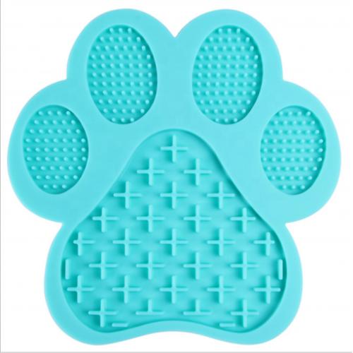 Dog Bowl Slow Feeder Customized Silicone Paw Bath Dog Licking Pad Pet Bowls Feeders Dogs Nad Cats Eating Slow