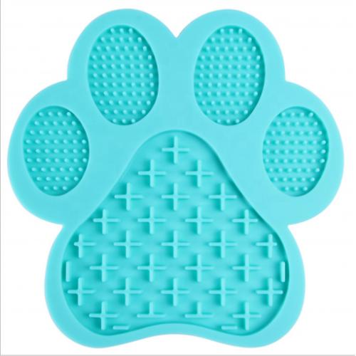 Dog Bowl Slow Feeder Customized Silicone Paw Bath Dog Licking Pad Pet Bowls Feeders Dogs Nad Cats Eating Slow