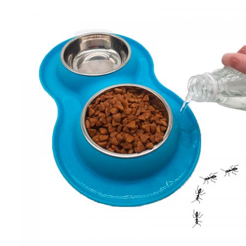 Dog Bowl Stainless Steel With Silicone Mat Stainless Bowls Dogs Catsdog Bowls Pet Feeder Bowl