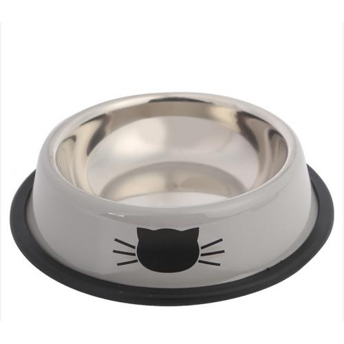 Dog Bowls Stainless Steel Pet Feeder Dog Food Feeding Bowl