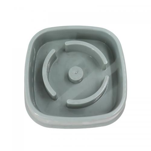 Dog Cat Slow Eating Feeder Water Bottle Round Customized Color Pet Slow Water Food Bowl With Box Packing