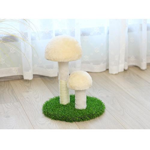 EASYPLUS Cat Tree House Scratcher Funny Mushroom Scratch Post