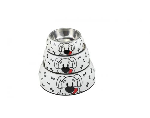 Ing Stainless Steel Antiskid Rubber Ring Custom Available Pet Food Bowl