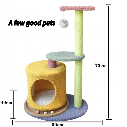 Interactive Cat Toy Scratch Board The Paradise Of Cat Tree House Cat Ball