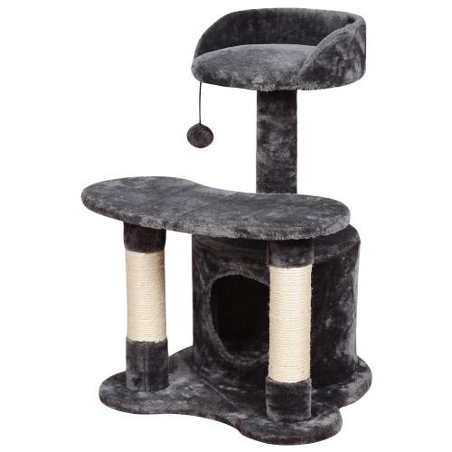 Jianicat Plush Customized Wood Cat Tree