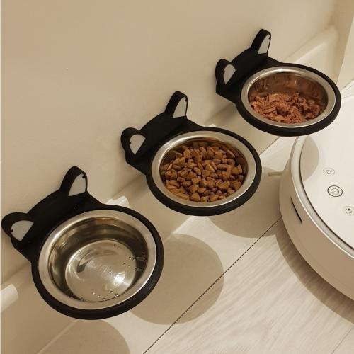 Pet Bowl Plant Fiber Bamboo Pet Dog Food Feeder Bowl