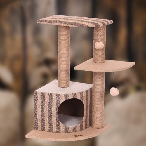 Pet Furniture Cat Tree Scratcher Play House Tower