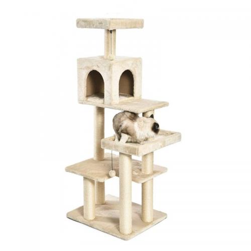 Pet House Play Scratch Post Big Cat Tree Tower Condo